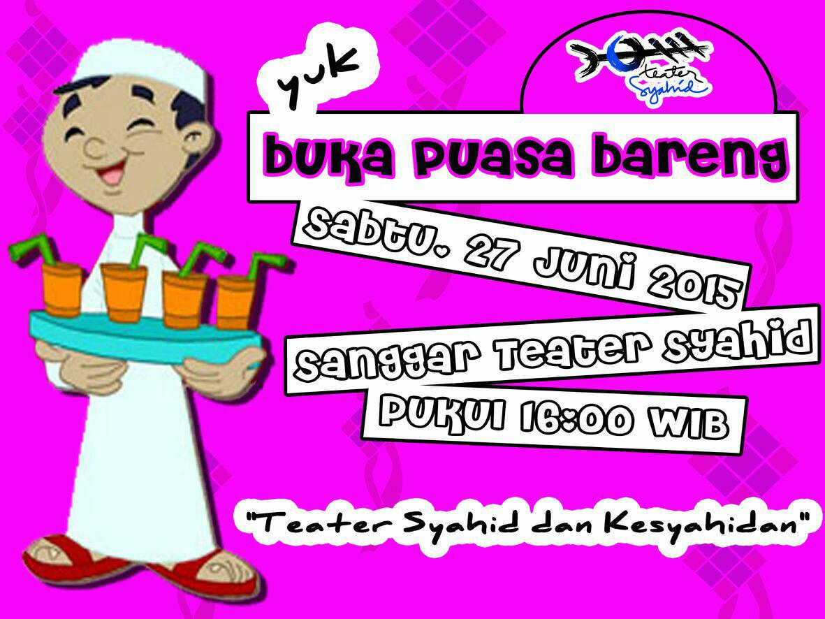 teatersyahid_'s tweet photo. Waahhh ada yang seru nih besok jangan lupa datang ya kakak-kakak http://t.co/Z56D3Xl02M