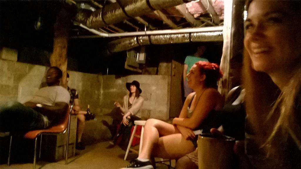 TryBeingGood's tweet image. Good times at the secret party.