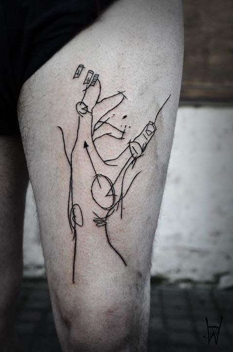 WeepingHyena's tweet photo. Yesterday was #fun ! #hand #tattoo #sketch #tatouage #drawing #illustration #linework #ink #inked #graphic #graphique http://t.co/eVgqLYShSf