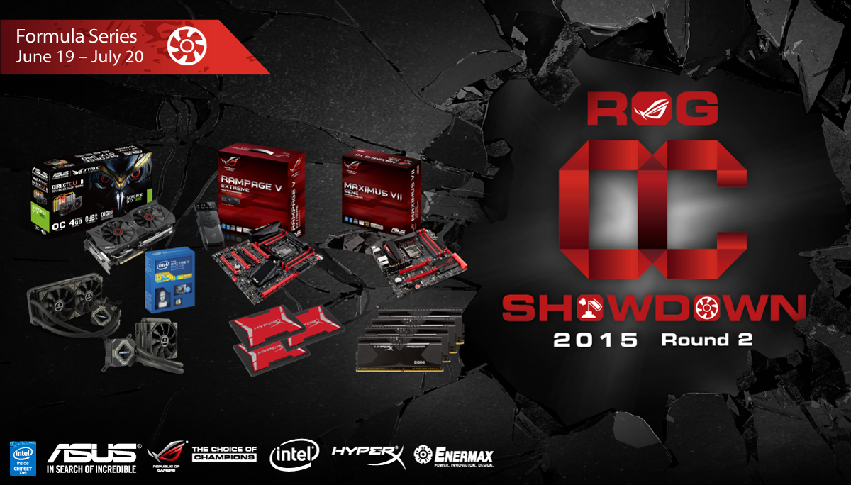 ASUS_ROG's tweet photo. ROG #OCShowdown Formula Series is started! Show your #overclocking skills & #win great prizes http://t.co/NKSFPwwoYZ http://t.co/KIgIoFUji7