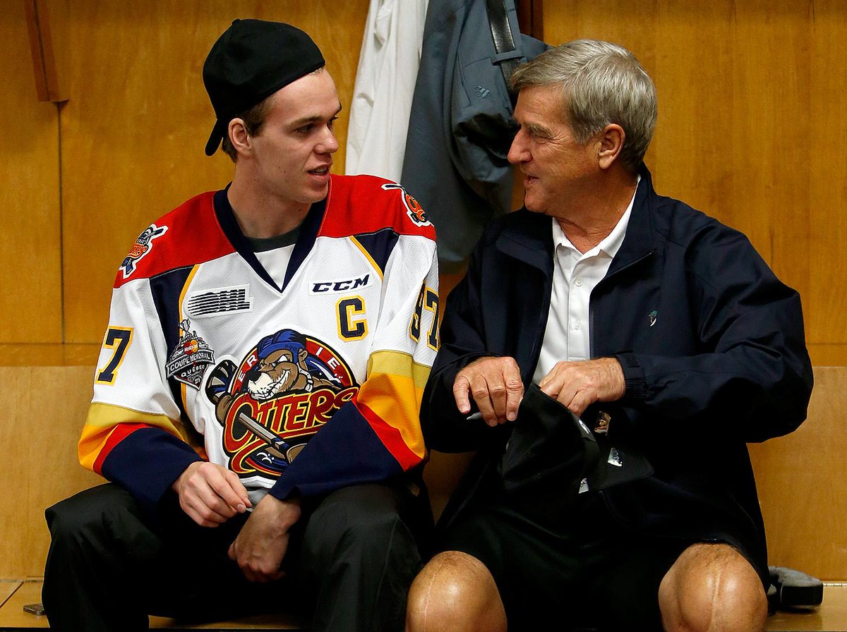 EdmontonOilers's tweet image. Connor &amp;amp; Bobby. #NHLDraft