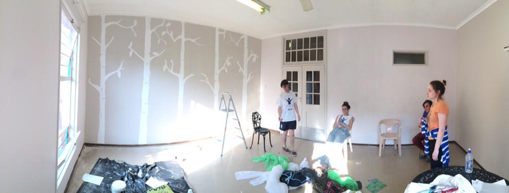 Its the smallest things that mean the most. #weskoppiespsychiatric #painting #jcp #community #sunroom