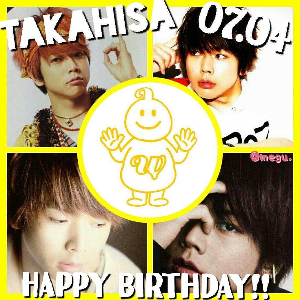 1986.07.04  2015.07.04
TAKAHISA MASUDA
Happy Birthday *: !!!!    29                             