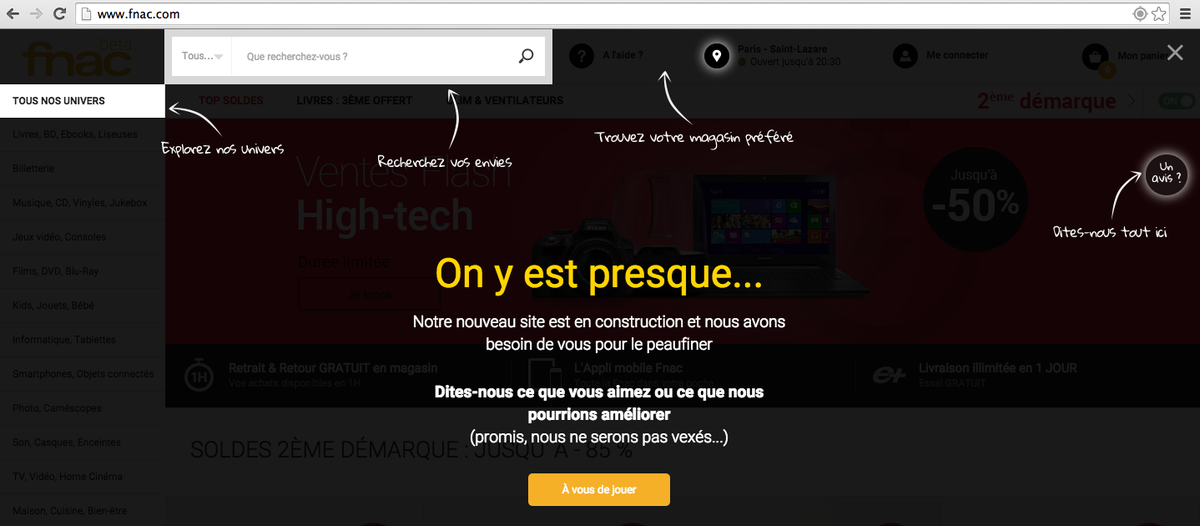 Le nouveau site fnac.com est en bêta ! congrats <a href="/djamain/">Delphine Jamain</a> <a href="/antoinepic/">Gmmze</a> <a href="/Julllllien/">Julien Schneider</a> cc <a href="/KHersard/">Katia Hersard</a> #Fnac