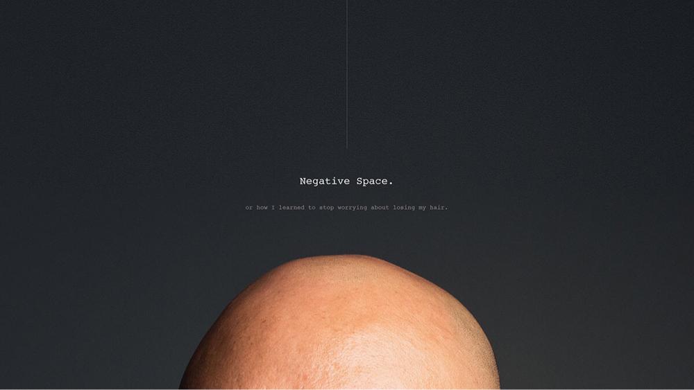 DesignAppDirect's tweet image. &quot;Negative Space: Or, How I Learned to Stop Worrying About Losing My Hair&quot; — @quasikorean&apos;s #OriginStory at #DesignJam