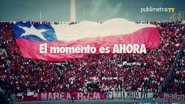PublimetroChile's tweet photo. "Del pueblo para La Roja": la emotiva arenga dedicada a la selección http://t.co/vN73ul7wYL http://t.co/76wKz3aQdD