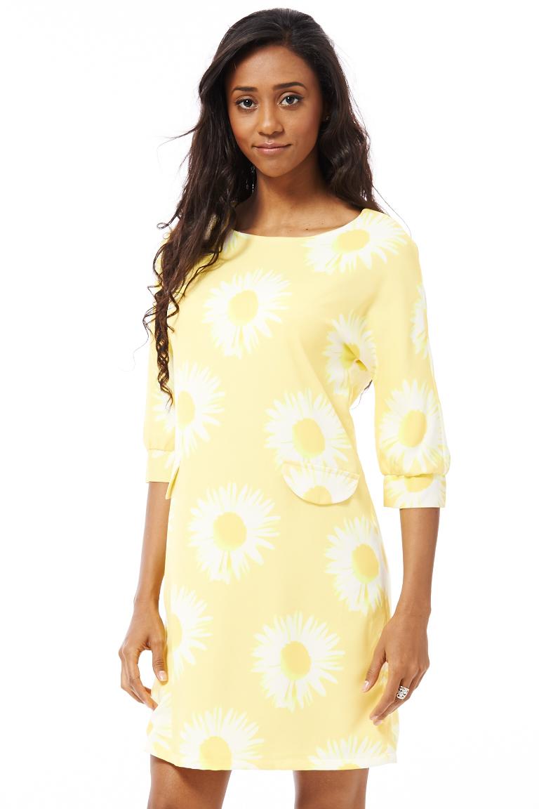FashionLike1's tweet photo. Yellow SunFlower Tunic Dress - Last Few £13.75 http://t.co/UWIi0HFPHA #dresses #fashion #ebay #bizitalk http://t.co/ym3yMwU9gV