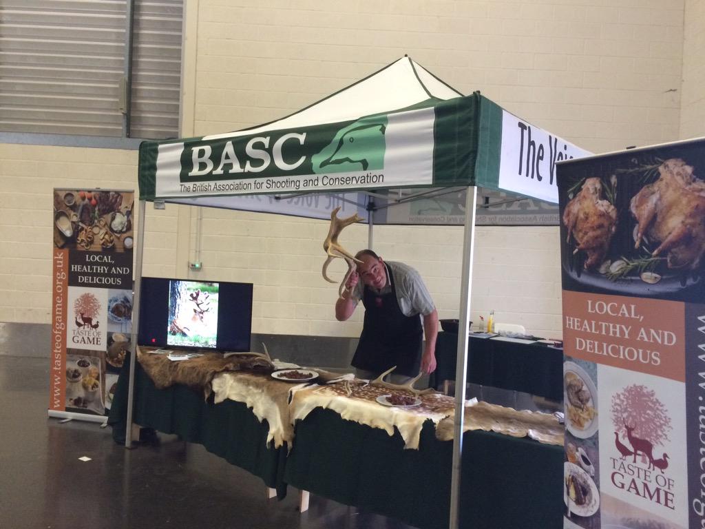BASCcentral's tweet photo. We're @EoEAgricultural for the food and farming day. Lots of delicious venison to try. http://t.co/0Yr5qXIpOk