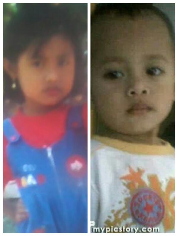 AzrielMery's tweet photo. Aku waktu kecil &amp; my bby waktu kecil http://t.co/sWedZMO4NU