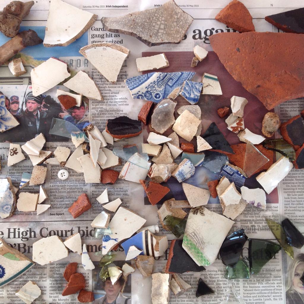 CLICprojectND's tweet image. Artifact washing! #CLICproject #Inishbofin #itsoktobejealous