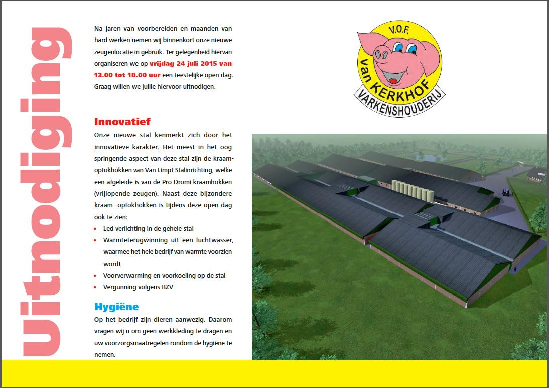 tomvanhorrik's tweet photo. Alvast voor in de agenda: Open dag innovatieve zeugenstal @BartvanKerkhof te Wintelre op vrijdag 24 juli http://t.co/cL0BCu4eFx