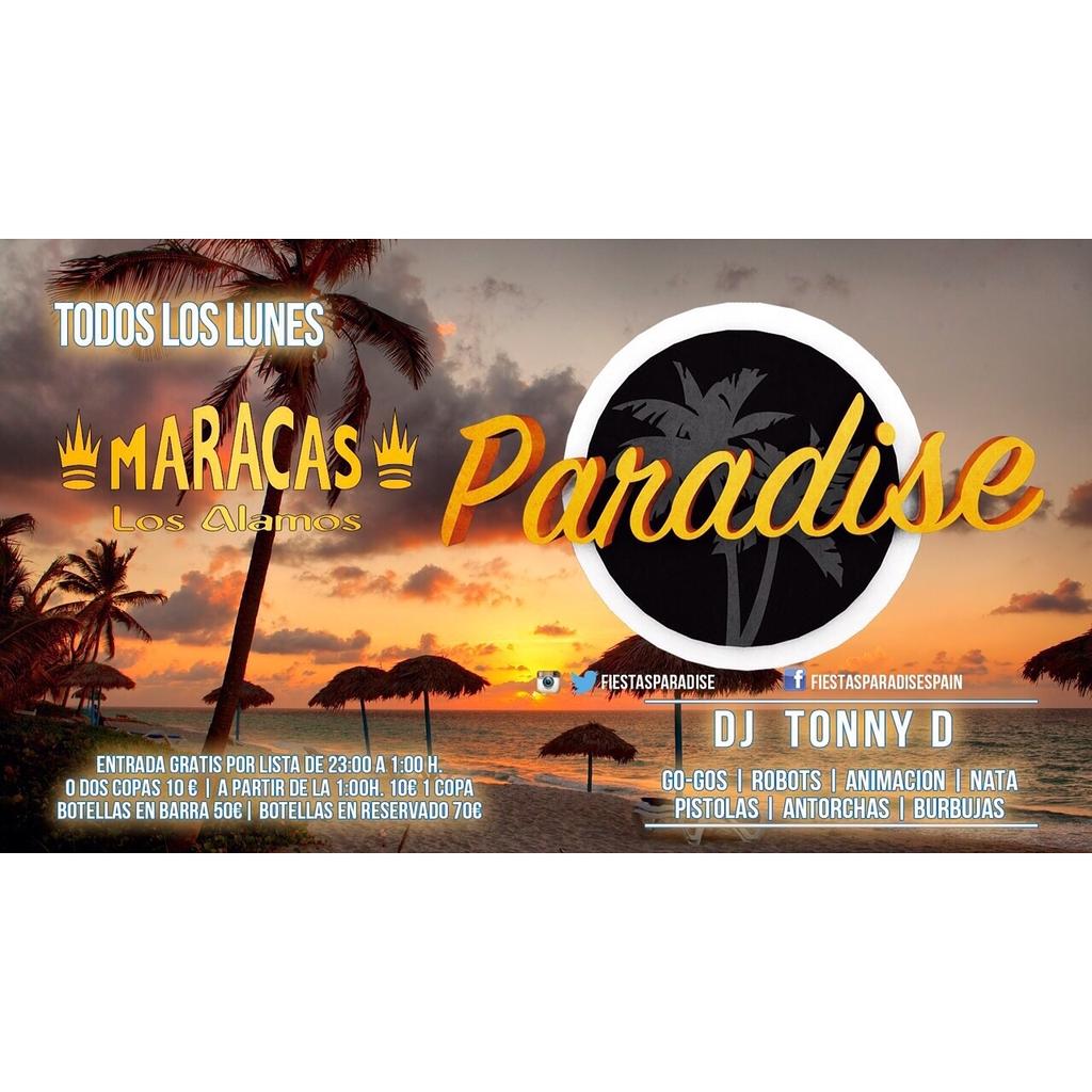 fiestasparadise's tweet photo. ¡OTRA VEZ! ¡VOLVEMOS ESTE LUNES PARA LIARLA EN MARACAS! #PORQUELOSLUNESSONDEMARACAS APUNTATE YA 689056015 O 692340268 http://t.co/aQnqNVaoSD