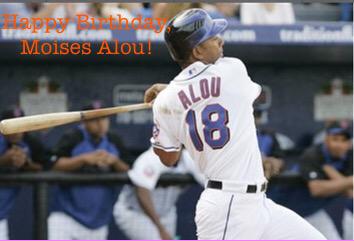 Happy 49th Birthday to former Met, Moises Alou! 