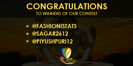ePujaServices's tweet photo. So the #ShivBhakt for this week are: @fashionistaTS 
@Sagar2612 
@piyushpuri12 

#ePujaServices http://t.co/ervrbO5Ygh