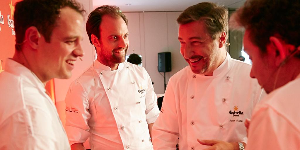 EstrellaDammUK's tweet image. Thanks to @jamesknappett @CanRocaCeller @BarTickets and Brett Graham for presenting at the 2015 #EstrellaCongress