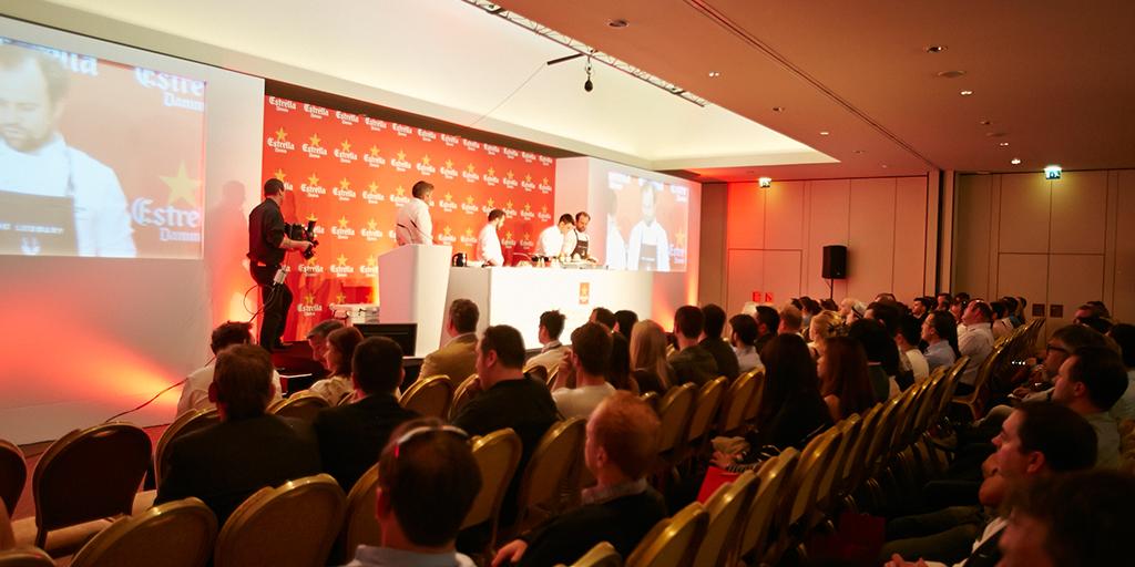 EstrellaDammUK's tweet image. Thanks to @jamesknappett @CanRocaCeller @BarTickets and Brett Graham for presenting at the 2015 #EstrellaCongress