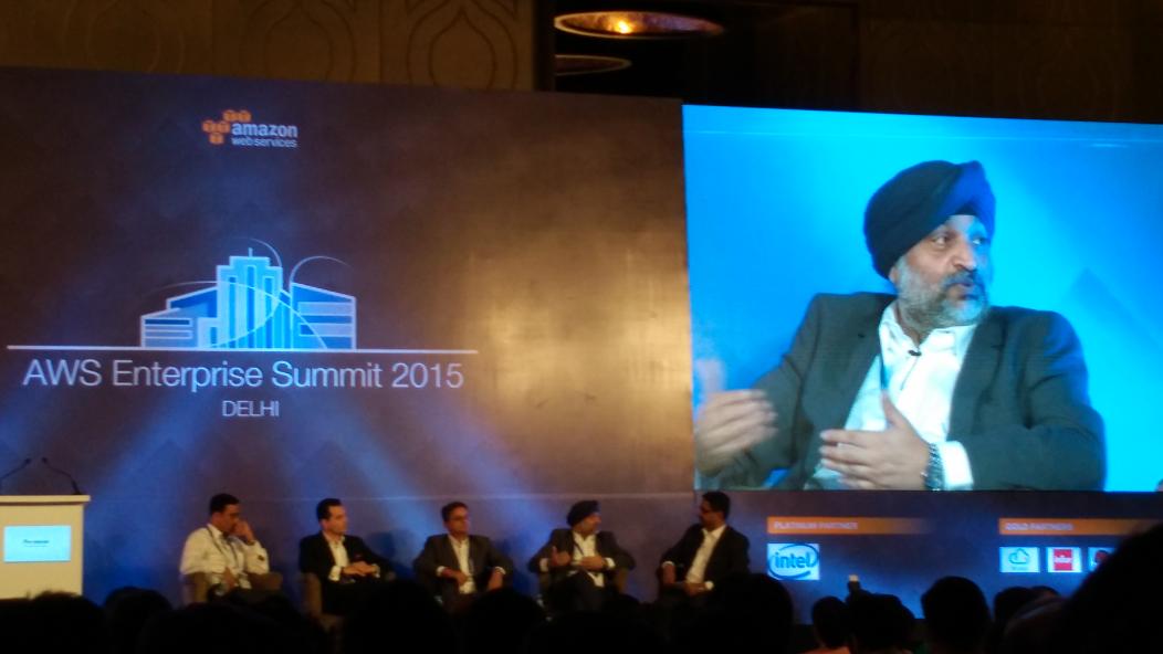 sanmansp's tweet image. #awsenterprise the panel now talking and taking questions