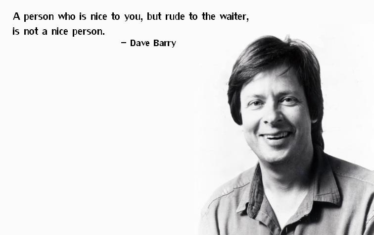 Happy 67th Birthday to humorist author Dave Barry.  Laugh on... 