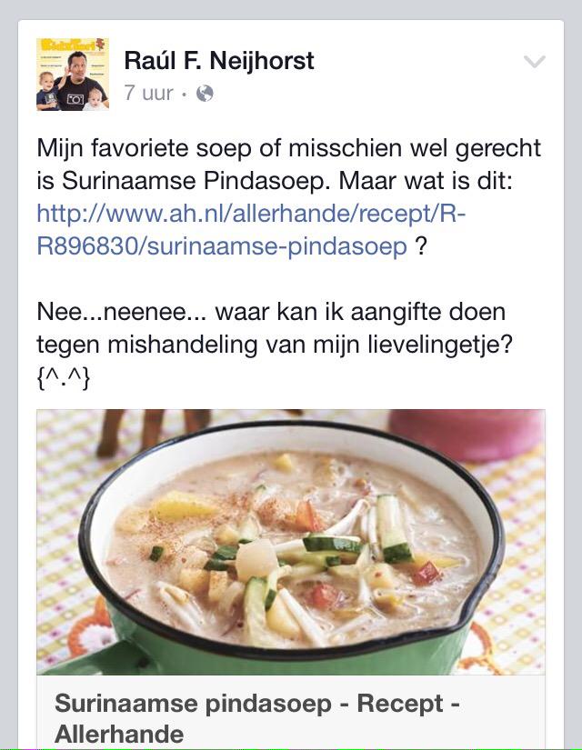 Voorbeeld van hoe het soms mis kan gaan met dierbare recepten :p #surinaamse #pindasoep