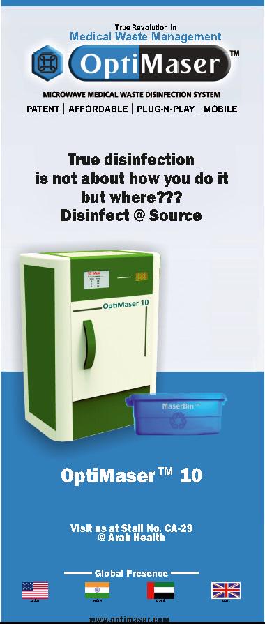 OptiMaser's tweet image. Keep your #hospital #Clean from bio medical waste by using latest Microwave #Technology. -  @OptiMaser