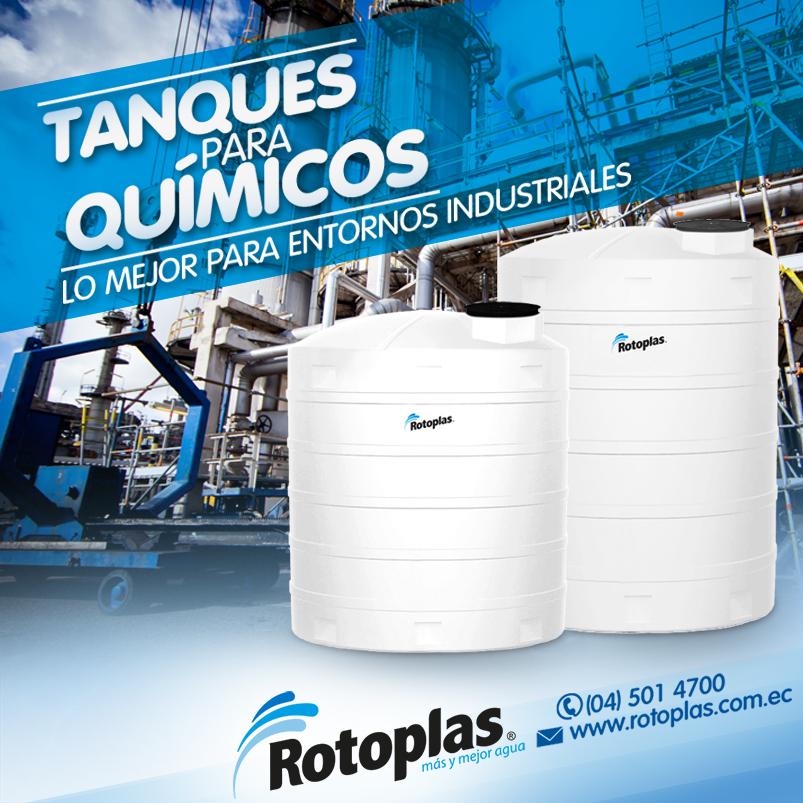 RotoplasEcuador's tweet photo. En el entorno laboral Rotoplas también está presente previniendo filtraciones con los #tanques para químicos. 💦 http://t.co/nmiZDZHhE0