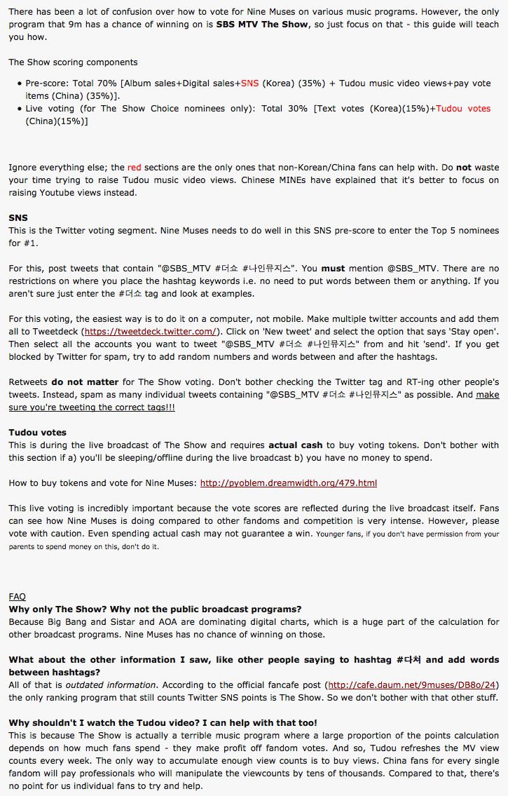 hyemi_daily's tweet photo. [RT] Voting guide for Nine Muses on The Show http://t.co/SHxIF4Gu7V http://t.co/JHJuOgscjK