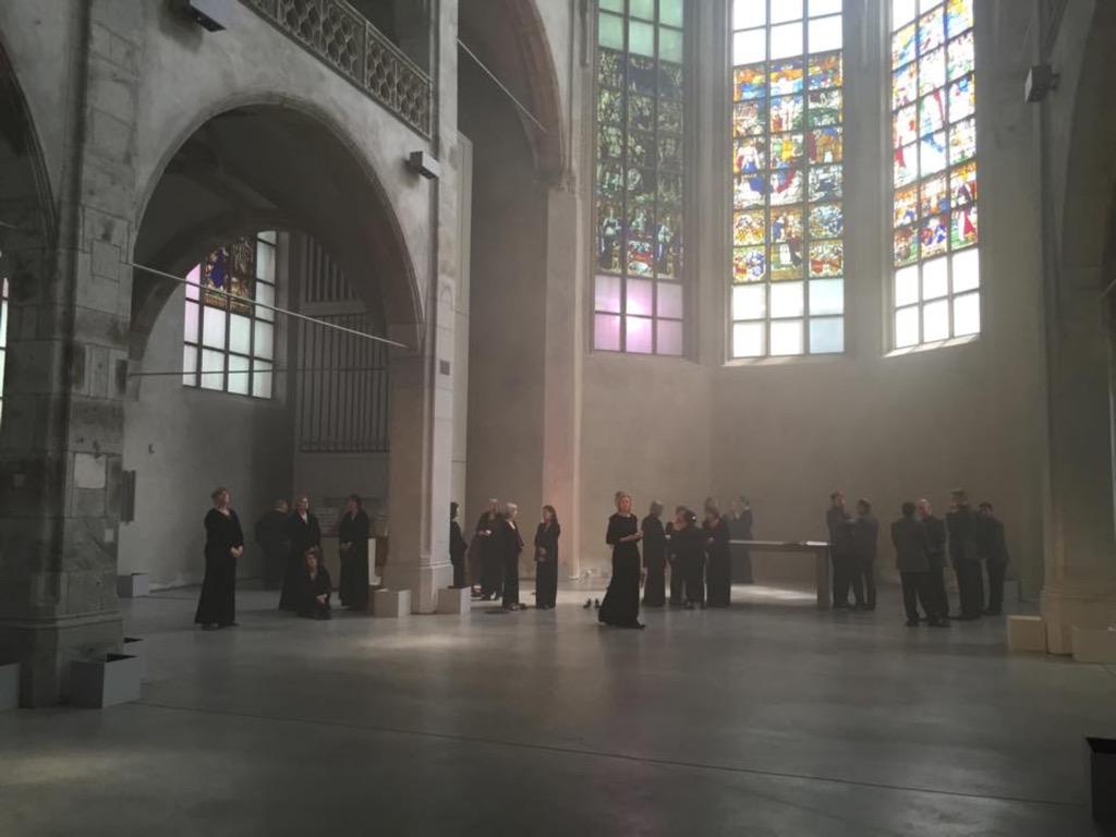 FinkNicolas's tweet photo. First day of TV production for Rachmaninov's Vespers with the wonderful @WDRChor and Enrique Sanchez! Looking good! http://t.co/DBMSHegBuh