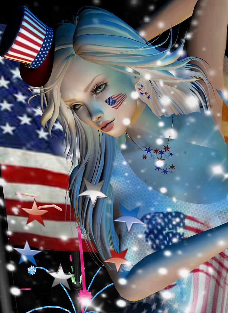 IMVU's tweet photo. Feelin' #patriotic today. How about you? Ready for #4thofjuly! http://t.co/vqdgQprr5o