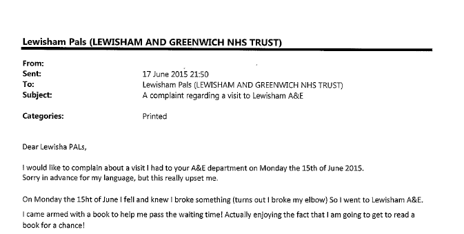 Everyone Should Read This Brilliant NHS complaint Letter The 