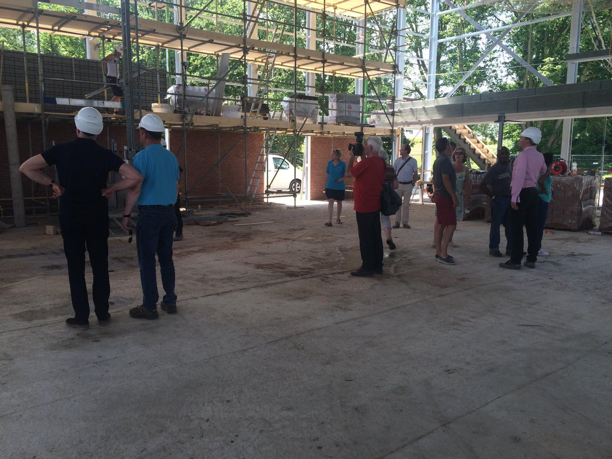 Open middag op de bouwplaats. Er is verl belangstelling!