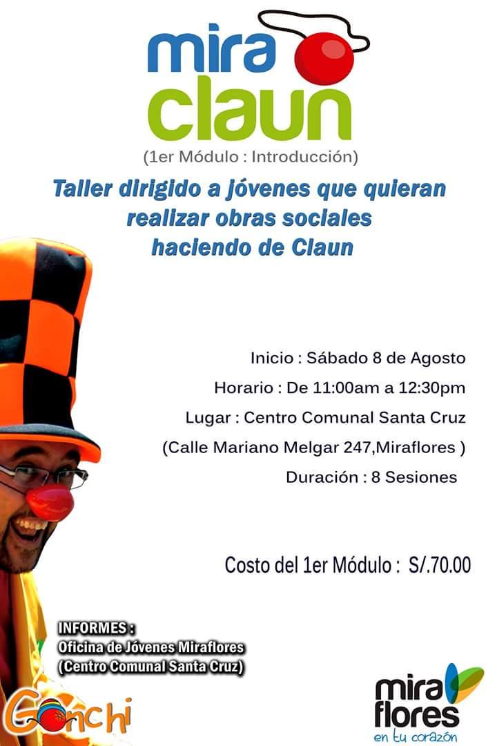ClaunGonchi's tweet photo. Anímate!!! Cupos Limitados #MiraClaun #MiraJóvenes #ClaunGonchi http://t.co/FjGob88UsL