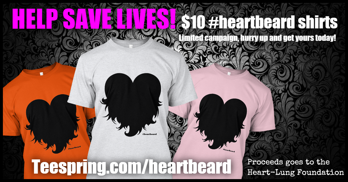 BeardAdvice's tweet photo. $10 for a shirt that could save thousands of lives. http://t.co/9ghFu8wNOi Please spread this @teespring campaign! http://t.co/HzisYOihcS