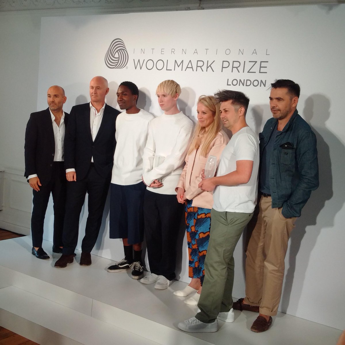 Congrats to <a href="/agiandsam/">Agi & Sam</a> and <a href="/TEATUMJONES/">Teatum Jones</a> - the worthy recipients of the @TheWoolmarkComp <a href="/Woolmark/">The Woolmark Company</a> London prize.
