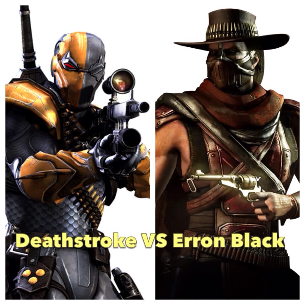 LinKueiFactionX's tweet photo. Deathstroke in Mortal Kombat X please 🙏 it would be perfect as an opponent for Erron Black @noobde @NetherRealm #MKX http://t.co/WUDbN3xkTs