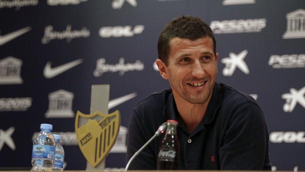 MalagaCF's tweet photo. Javi Gracia: “Estoy orgulloso de ser el entrenador del #MálagaCF” http://t.co/wpnyr07nx9 http://t.co/TXvCnmoSEh
