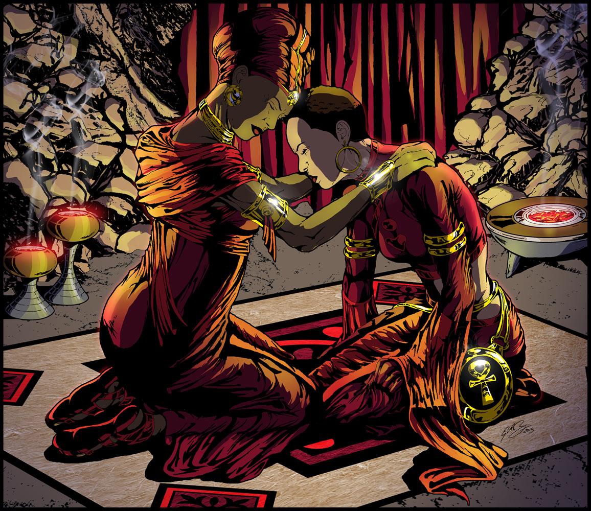 Celflux's tweet photo. Scene from @Celflux issue no.2 "I thought I was going to die" #Okira and #Morowa. http://t.co/v9ylKMmxkP #comics http://t.co/DdnvMh2THm