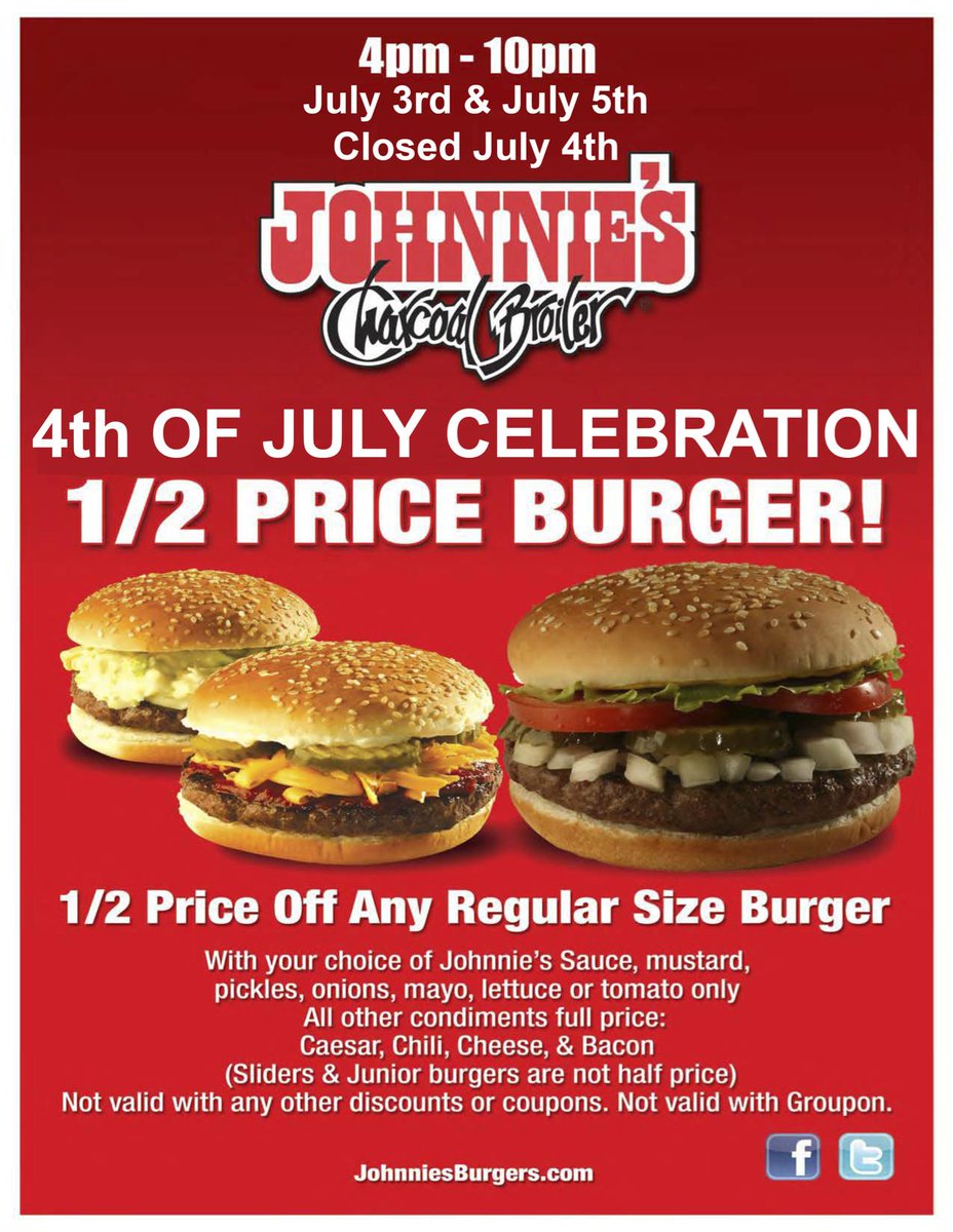 Tonight is the night! #HalfPriceBurgers from 4-Close! Where are you having dinner? #WhatNumberDoYouCrave