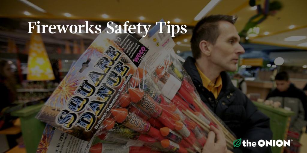 Here are some tips for preventing painful fireworks-related injuries: onion.com/1NCZL5y