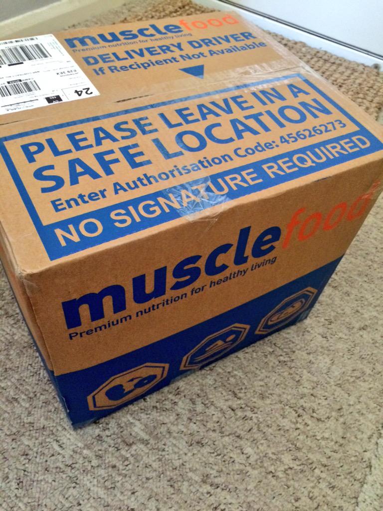 therealjosh11's tweet photo. Like a kid at Christmas @MuscleFoodUK #musclefood http://t.co/4i85WkzgJC