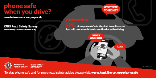 kentfirerescue's tweet image. People are choosing not to use their phones at the wheel - are you #phonesafe? #cfoarsw2015 ow.ly/OqTk8