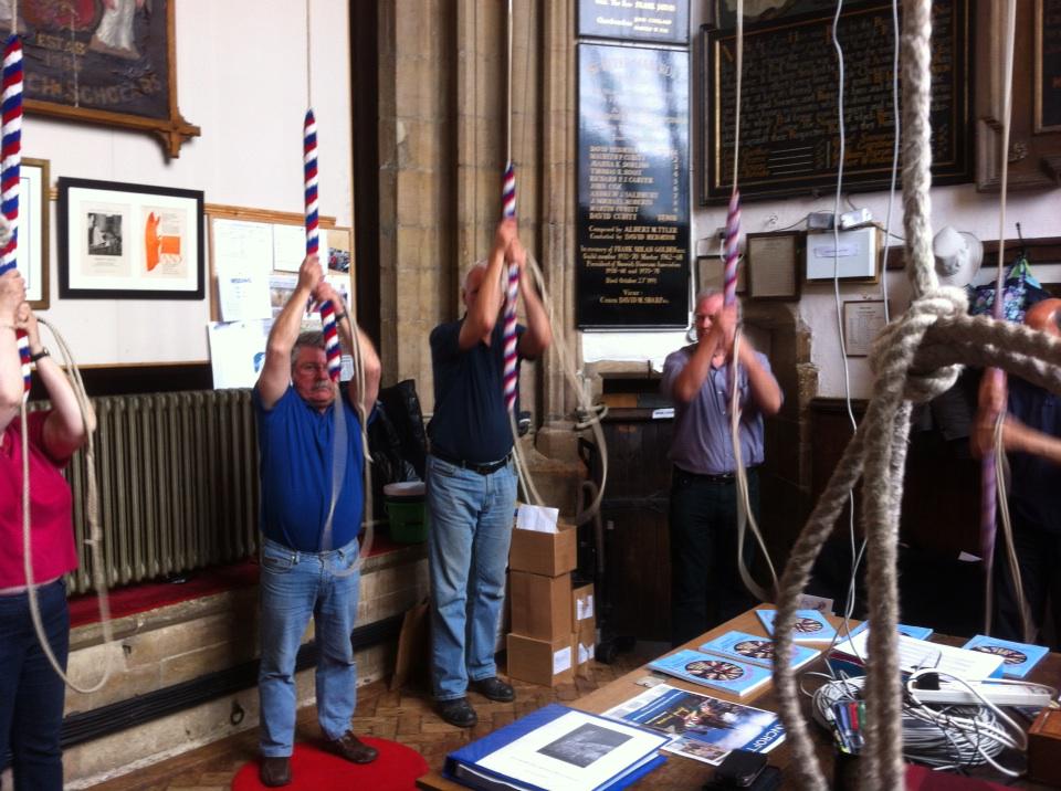 MikeLiggins's tweet photo. Tonight on @BBCLookEast - bell ringing's FA Cup final. From St Peter Mancroft in Norwich. http://t.co/1tzUGt5HjS