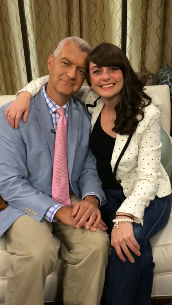 anchordude's tweet photo. Happy 3 Year anniversary on the #MorningReport to @hollynunan. So glad she's part of the team. #newscuddle @WCSH6 http://t.co/dfrTjqtVD7