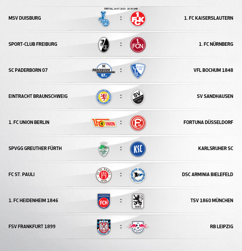 fankulturcom's tweet photo. Der Auftakt zur neuen Saison - #HSV darf zum #FCB und die Zebras vom #MSV empfangen die Roten Teufel #FCK #Spieltag http://t.co/eMfenmjiUN