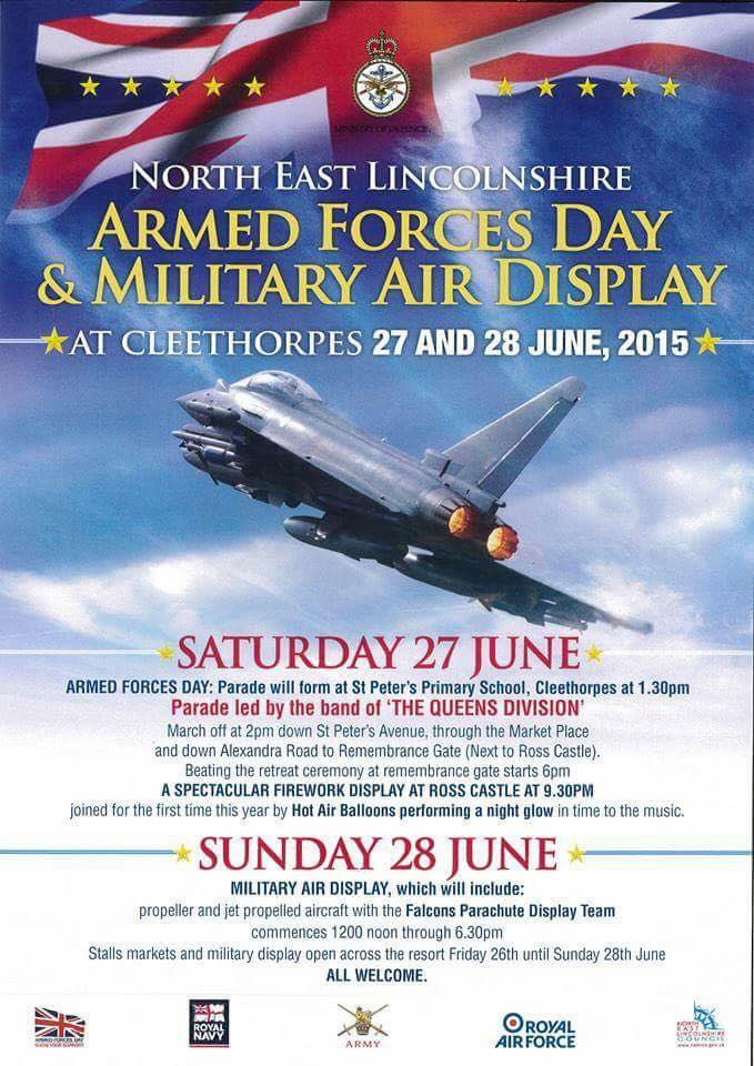 thurlbymotors's tweet image. V.excited to be attending #ArmedForcesDay celebrations in #Cleethorpes this w/end #armedforcesdiscounts