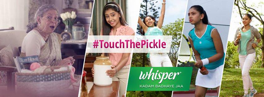 moxieinsider's tweet photo. WATCH @WhisperIndia’s #TouchThePickle campaign wins at @Cannes_Lions http://t.co/lBSxSOJJbi #futureisfemale http://t.co/7qYSo14JAT