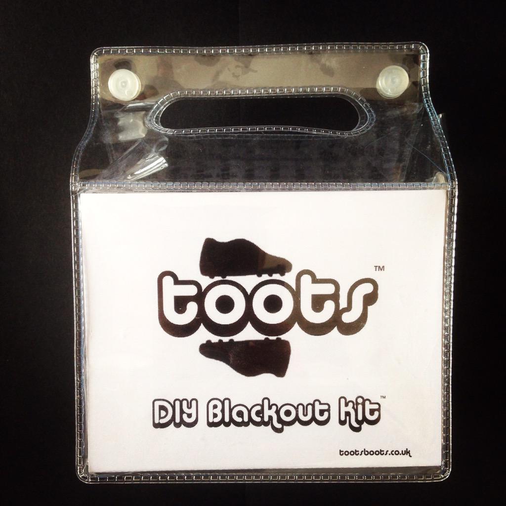 tootsbootsuk's tweet photo. Winner announced TONIGHT! RT AND FOLLOW us to enter! It's not too late! Good Luck! 🍀◼️🏆 #tootsboots #blackoutkit http://t.co/RP0ktALO60