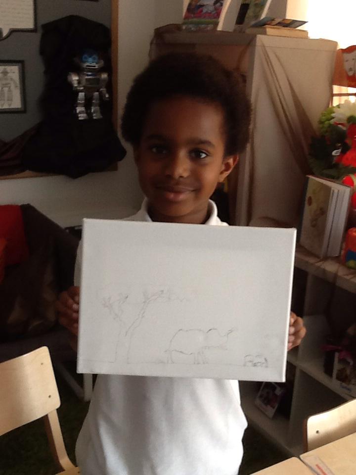 A brilliant canvas sketch completed, well done! <a href="/foxfield/">FoxfieldPrimary</a>