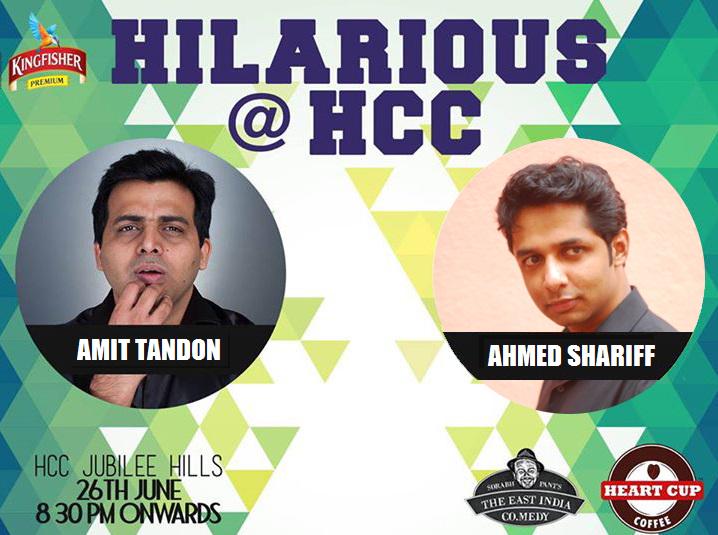 HCC UPDATE - Ahmed Shariff making an appearance with Amit Tandon to keep you guys entertained all night!