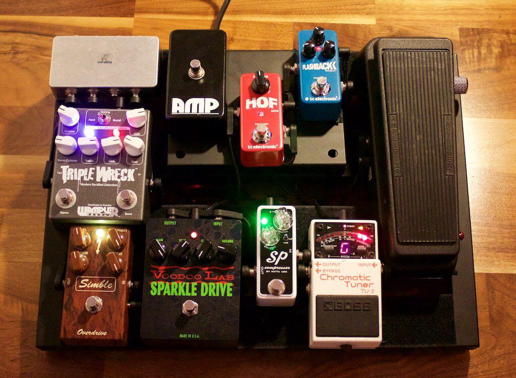 My <a href="/Pedaltrain/">Pedaltrain</a> with <a href="/tcelectronic/">TC Electronic</a> <a href="/WamplerPedals/">Wampler Pedals</a> <a href="/Xoticusa/">Xotic USA</a> <a href="/Voodoo_Lab/">Voodoo Lab</a> <a href="/MadProfPedals/">Mad Professor Pedals</a> <a href="/jimdunlopusa/">Jim Dunlop</a> @BossFX_US