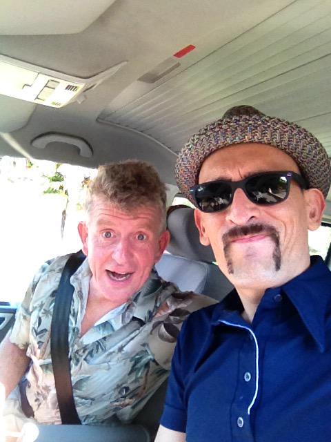 Lalo_Lopez76's tweet photo. #FTMvideo Tom y myself afrontando el primer plano del video. Actores de método. De alguno, no sé cual. @FTonyManero http://t.co/KCl6af3OU9